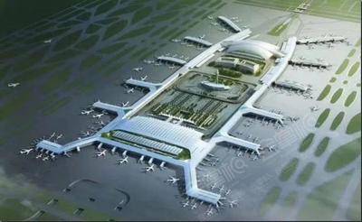 广州白云国际机场T2航站楼场地环境基础图库